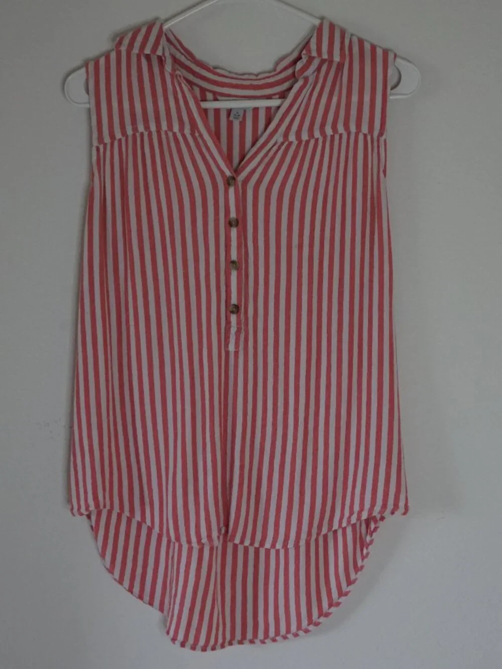 Time and Tru Small Striped Flowy Tank